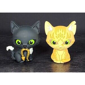 Warrior Cats Series 2 Ravenpaw & Sandstorm Lot Of 2  - 3" Collectible Figures